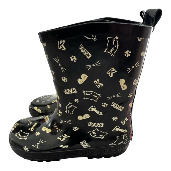 KARL LAGERFELD Kids Rain Boots Size 7 - Picture 5 of 6
